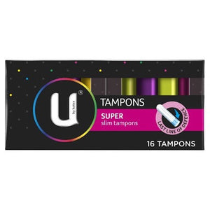 U-KOTEX SUPER SLIM 16 TAMPONS