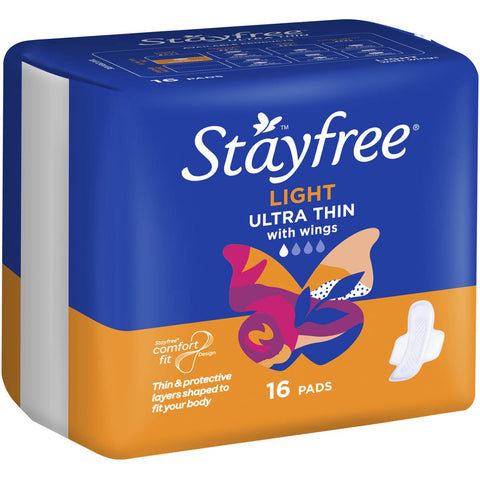 Stayfree Light Ultra Thin Wings 16 Pads