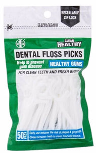 DENTAL FLOSS PICKS 50 Pack