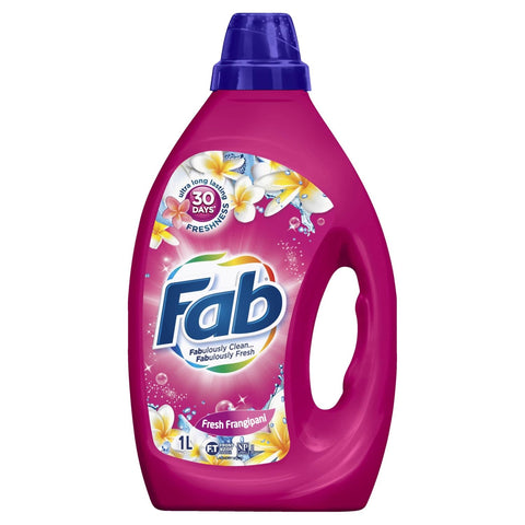 Fab Fresh Frangipani Laundry Liquid 1L