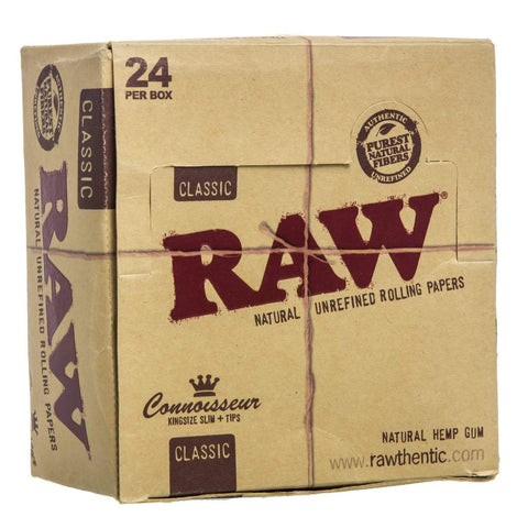 RAW CLASSIC ROLLING PAPER  24 Pk