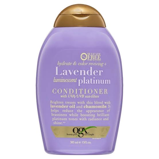 OGX LAVENDER PLATINUM CONDITIONER 385 ML