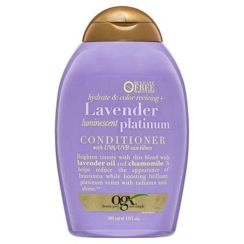 OGX LAVENDER PLATINUM CONDITIONER 385 ML