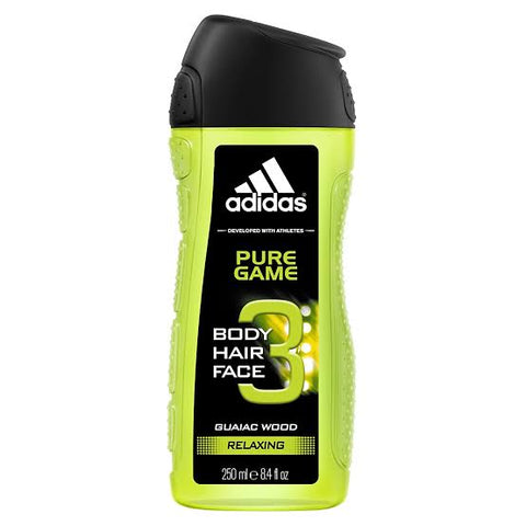 ADIDAS PURE GAME 3IN1 RELAXING SHOWER GEL 250ML