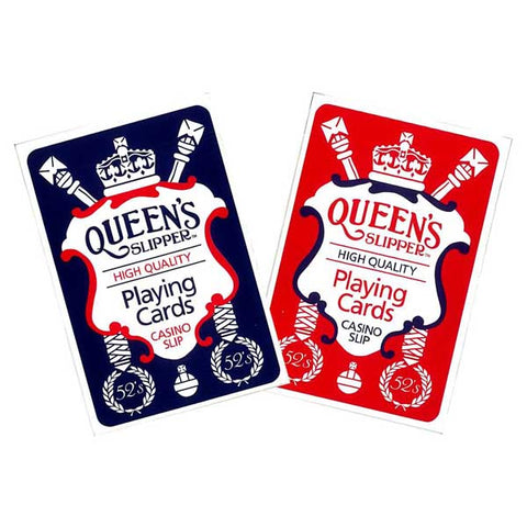 QUEEN'S SLIPPER PLAYING CARDS 12 PACK