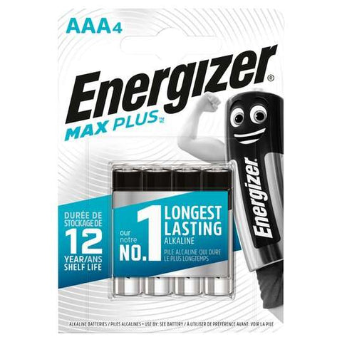 ENERGIZER MAX PLUS AAA 4 BATTERIES