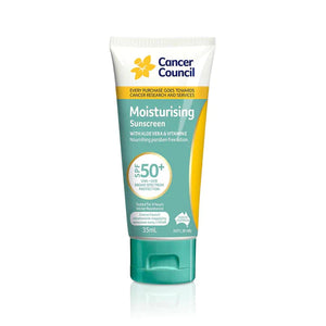 CANCER COUNCIL MOISTURISING SUNSCREEN SPF50+ 35ML